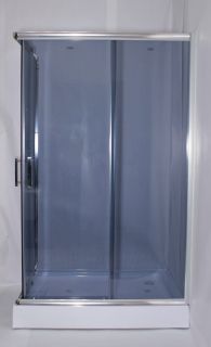 Душевой уголок Parly ZQ121G с поддоном 120x80см хром